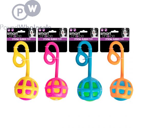 Strong rubber sales dog toys