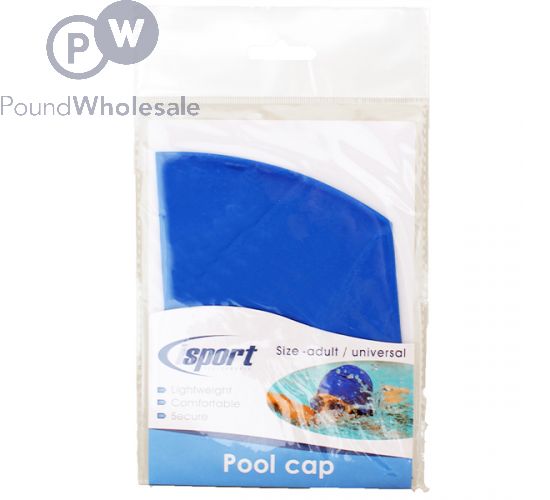 Wholesale Isport Adult Universal Pool Cap Assorted Colours Pound