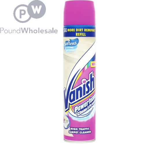 Wholesale Varnish Power Foam Clean & Fresh Carpet Cleaner 600ml Pound