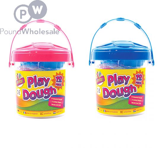 Wholesale Artbox Assorted Colour Play Dough 12pc Pound Wholesale