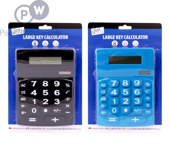 Wholesale Just Stationery Large Key Desk Calculator 135 X 185mm