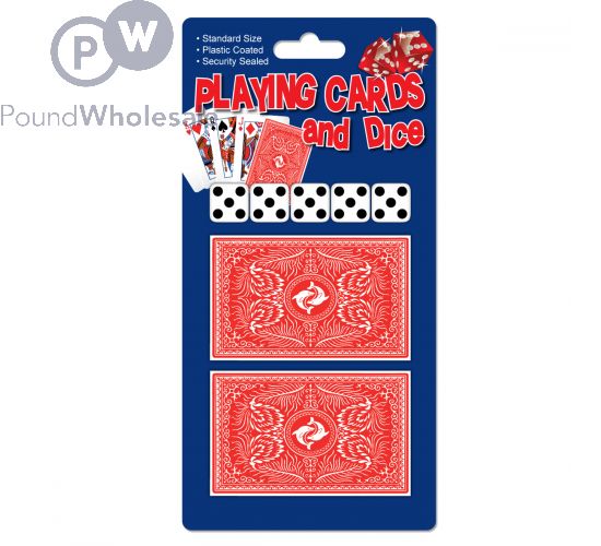 Pk2 Playing cards & 5 Dice