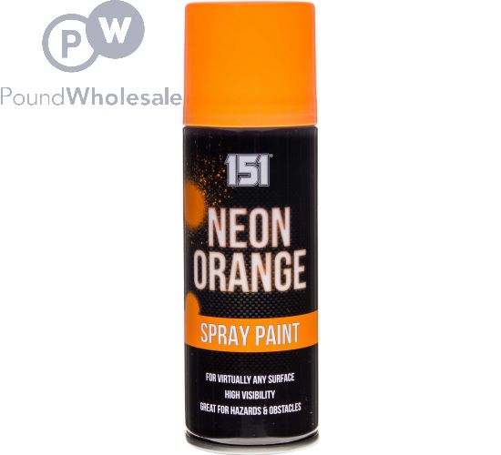Wholesale 151 Neon Orange Spray Paint 200ml Pound Wholesale