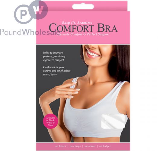 Wholesale Comfort Assorted Size White Bra