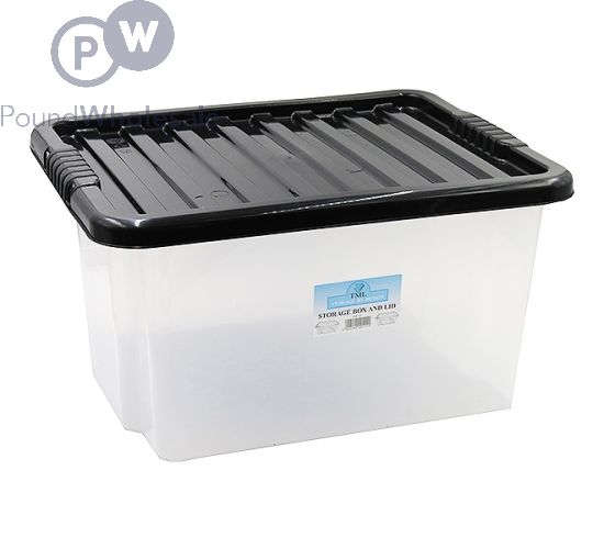 Wholesale Plastic Storage Box With Lid Large 35ltr