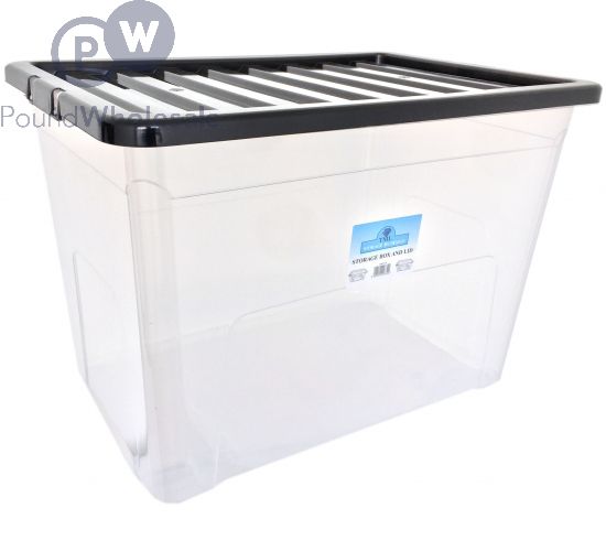 Wholesale Plastic Storage Box With Lid Extra Large 70 Ltr