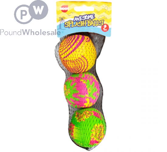 Wholesale Hoot Awesome Splash Balls 3 Pack Pound Wholesale