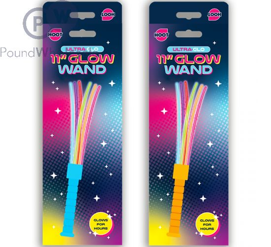 Hoot Ultra Glo Glow Wand 11 Assorted Colours