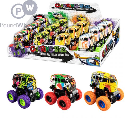 Monster bus toy top