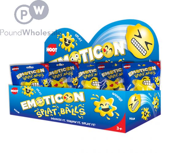 Wholesale Hoot Emoticon Splat Ball Cdu Assorted Pound Wholesale