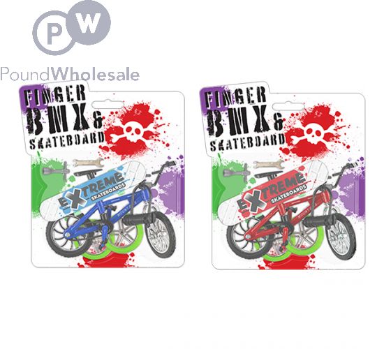 Wholesale Hoot Finger Bmx Bike Skateboard Set Assorted Colours Pound Wholesale