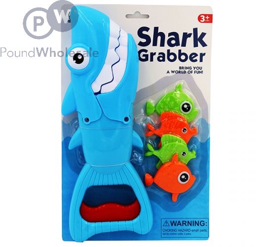 SHARK GRABBER POOL TOY CARD