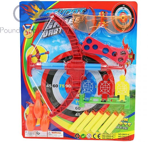 ARCHERY PLAY SET WITH DARTS