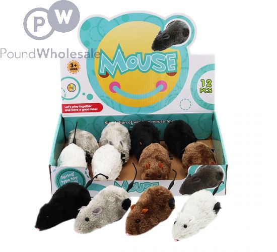 WIND-UP MOUSE 4 ASSORTED CDU