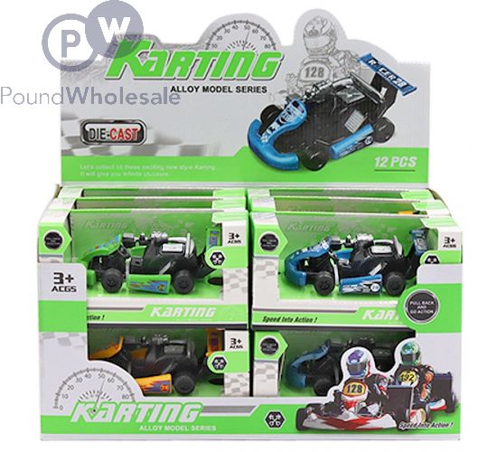 DIE-CAST ALLOY SUPER POWER KARTING GO-CARTS CDU