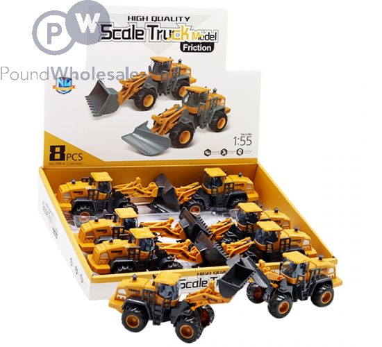 FRICTION-POWER 1:55 SCALE CONSTRUCTION TRUCKS CDU