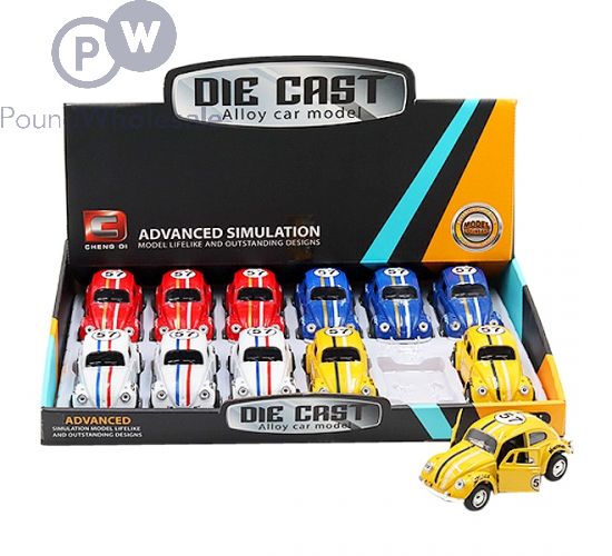 DIE CAST ALLOY SUPERBUG PULL-BACK CAR CDU