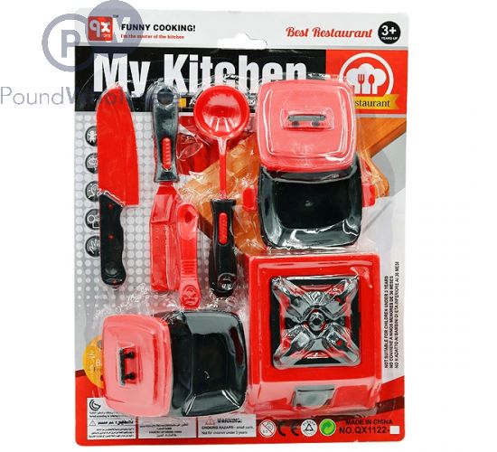 MY KITCHEN COOKING UTENSILS PLAY SET