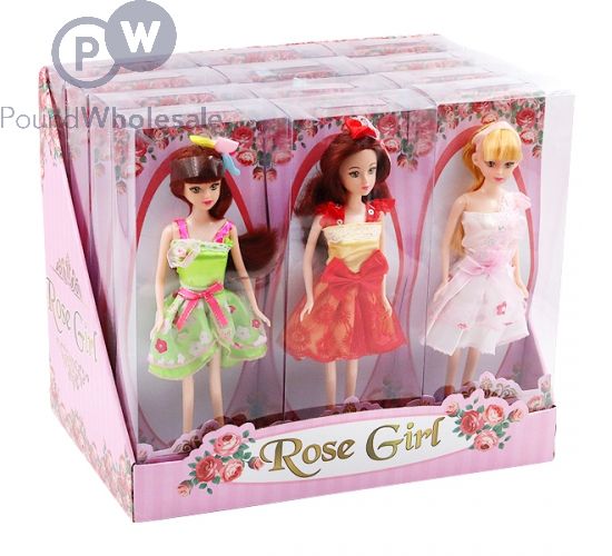 ROSE GIRL FASHION DOLLS 6 ASSORTED CDU