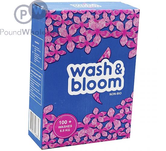 Wash & Bloom Non-Bio Washing Powder 6.8kg Box 3D