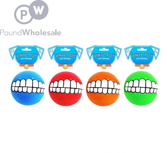 Smiley teeth dog sales ball