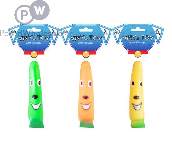 Squeaky banana outlet dog toy