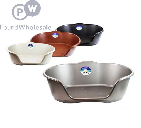 Wholesale Sweet Dreams Plastic Pet Bed Xl 89cm X 60cm X 34cm Assorted Colours Pound Wholesale