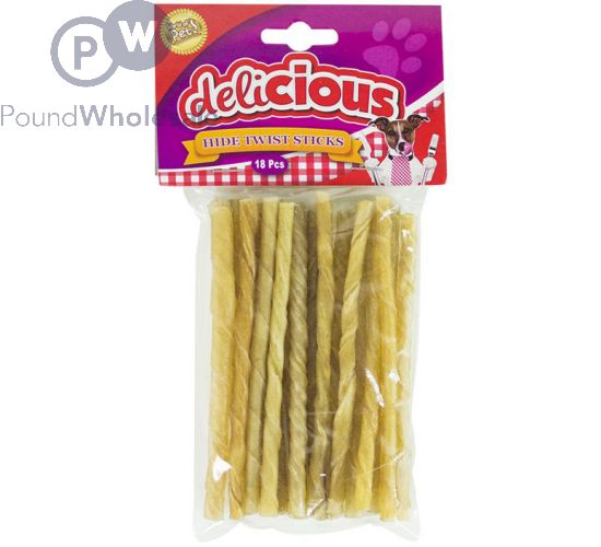 rawhide twist sticks