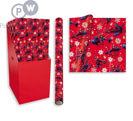 Spider man christmas gift wrap Clearance