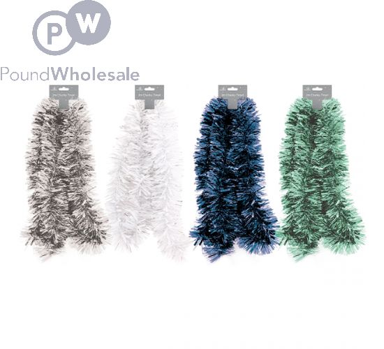Chunky christmas tinsel clearance