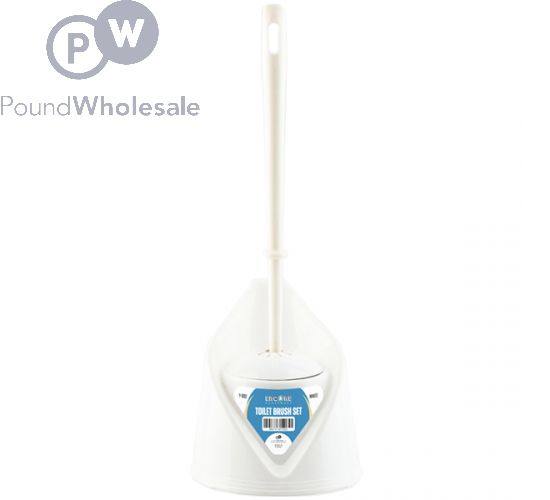 White toilet brush set on sale