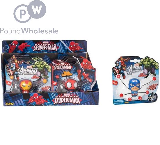 ZURU MARVEL AVENGERS ASSORTED WALL CRAWLERS CDU