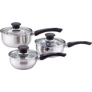 Prima Stainless Steel Saucepan Set 6pc
