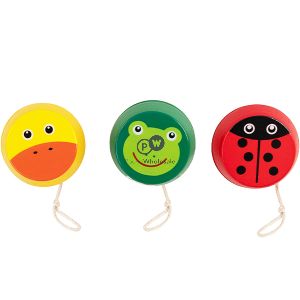 Woodworks Wooden Animal Yo Yo Cdu Assorted