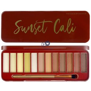 The Colour Workshop Sunset Cali 12 Colour Eyeshadow Palette Make-up Set