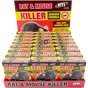 Rat & Mouse Killer 2 X 20g Sachets Cdu