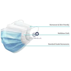 Celebrat 3-ply Disposable Protective Mask ≥95% Bfe 50pc