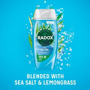 Radox Mineral Therapy Feel Active Sea Salt & Lemongrass Shower Gel 225ml
