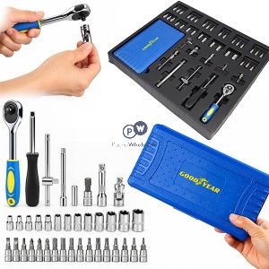 Goodyear Socket Christmas Advent Calendar Car Tool Kit 46pc