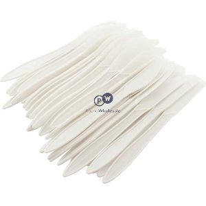 Plastic Cutlery Knives White 100 Pack