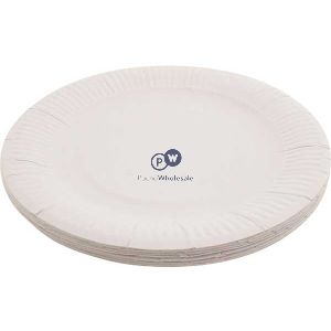 Paper Plates White 23cm 25 Pack