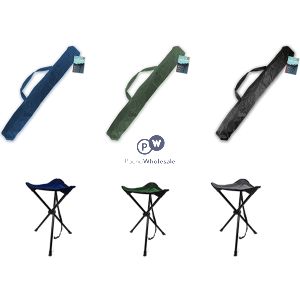 Procamp Folding Tripod Camping Stool Assorted Colours