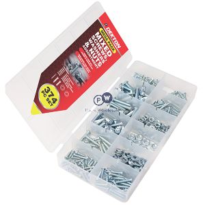 Dekton Mixed Screws, Washers & Nuts Assortment Mega Pack 374pc