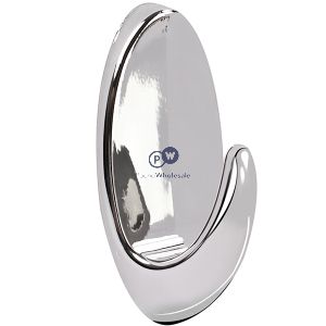 Dekton Gecko Grip Chrome Jumbo Hook With Adhesive Strip