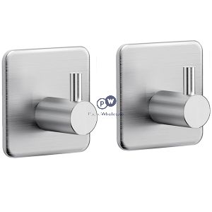 Dekton Gecko Grip Self-adhesive Stainless Steel Hooks 2 Pack