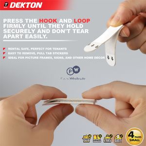Dekton Gecko Stix Damage-free Small Picture Hanging Strips 4 Pack