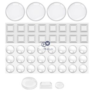 Dekton Gecko Slide Assorted Adhesive Furniture Bumpers 44pc