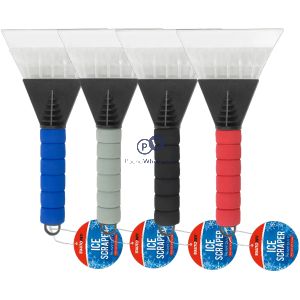Autorev Heavy Duty Soft Grip Ice Scraper 25cm Cdu Assorted Colours