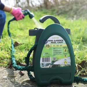 Dekton Universal Mini Magic Hose Garden Reel Cart 7.6m