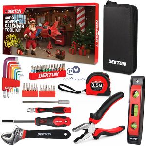 Dekton Christmas Advent Calendar Tool Kit 40pc
